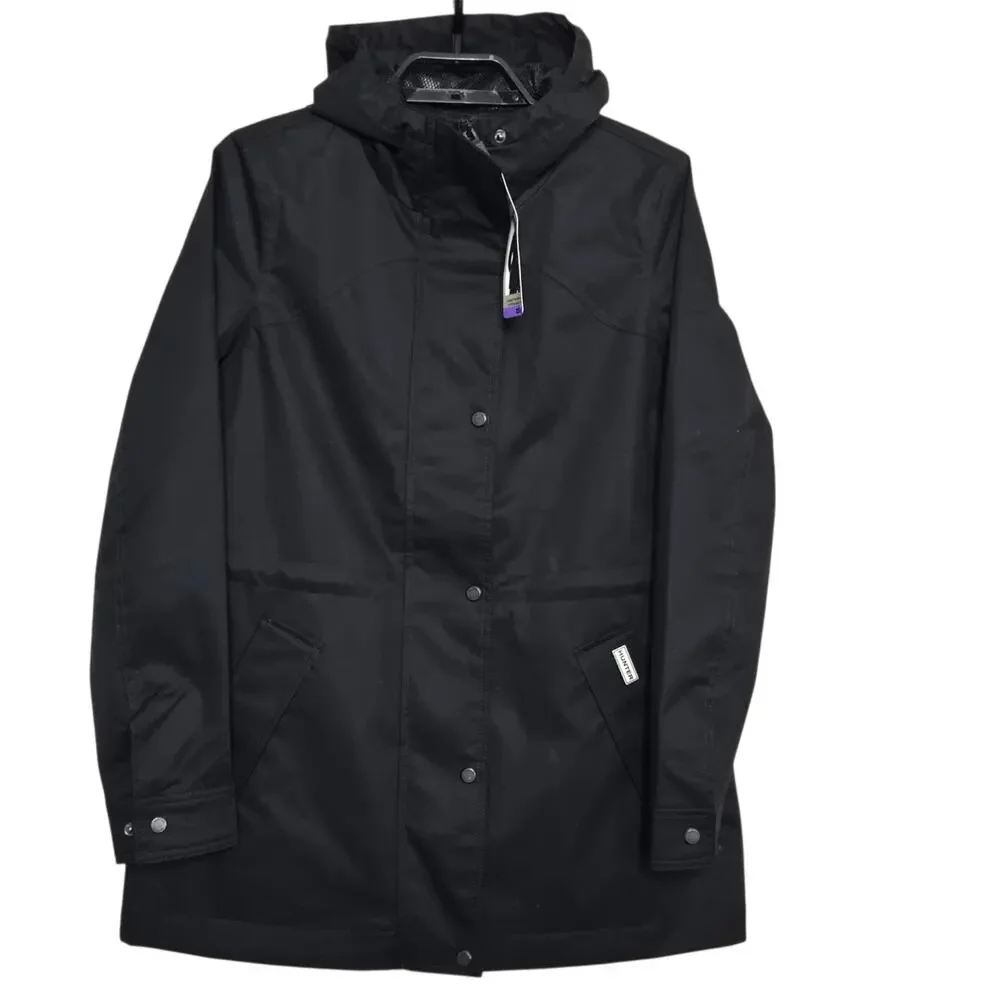 Womens Hunter Water Resistant Cotton Smock Jacket Size XS Black